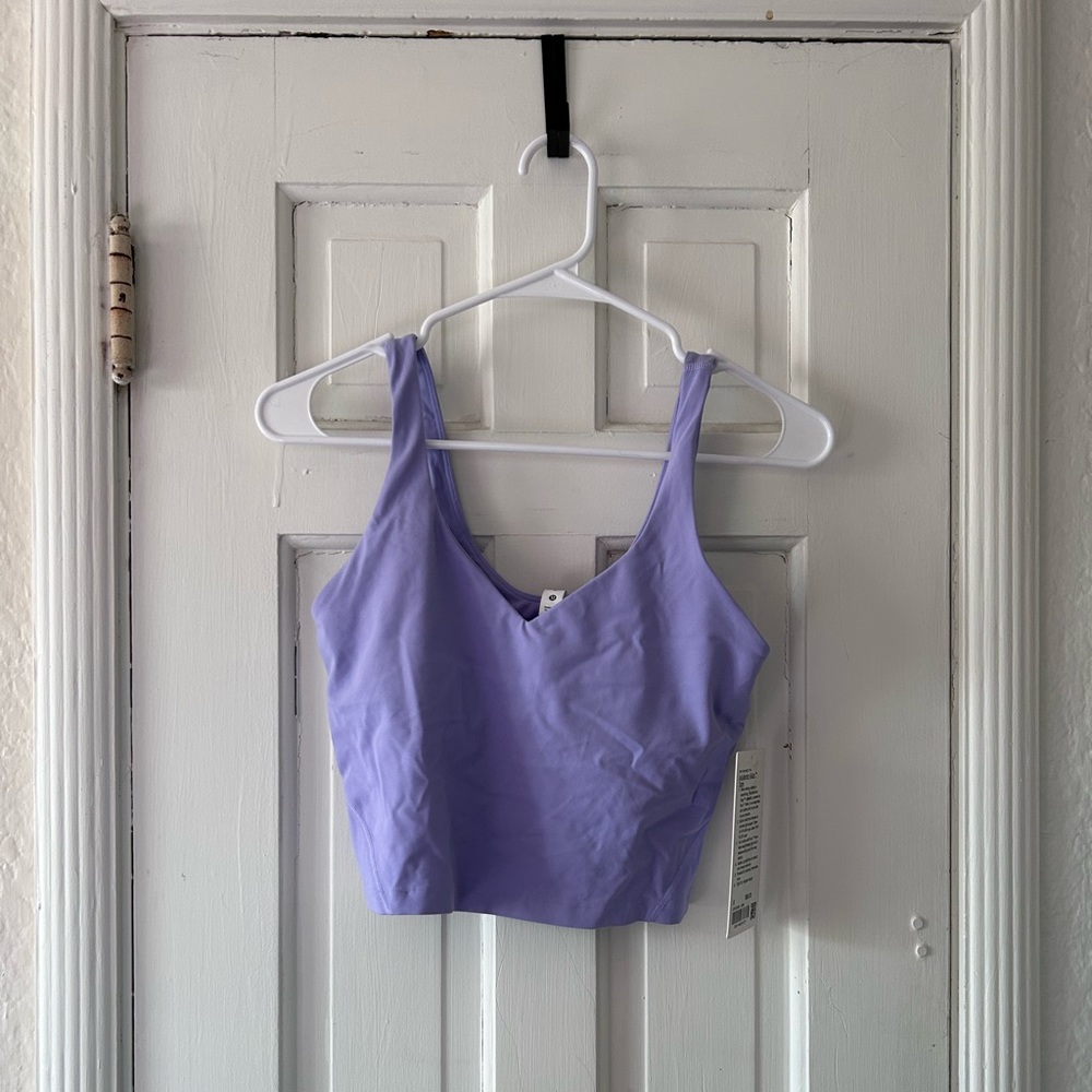 NWT Lululemon Align Tank in Lilac Smoke size 8